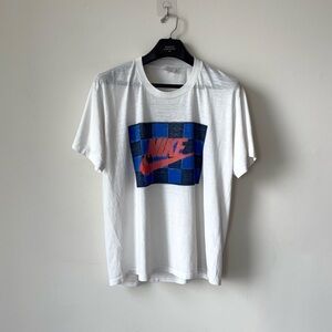 Vintage Nike Challenge Court T-Shirt Men’s XL John McEnroe 80s Tennis Checkered